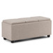Avalon - Storage Ottoman - Natural