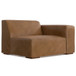 Rex - 2 Seater Sofa And Ottoman - Brown