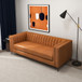 Angelina - Leather Sofa - Brown