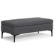 Rebecca - Multifunctional Large Coffee Table Storage Ottoman With Lift Up Lid - Gray