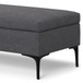 Rebecca - Multifunctional Large Coffee Table Storage Ottoman With Lift Up Lid - Gray