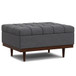 Mariah - Coffee Table Storage Ottoman - Gray