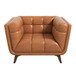 Addison - Lounge Chair Leather - Cognac