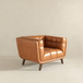 Addison - Lounge Chair Leather - Cognac
