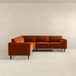 Amber - Corner Sectional Sofa - Orange