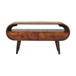 Circular TV Stand - Chestnut