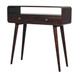 Curved Console Table - Walnut