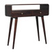 Curved Console Table - Walnut