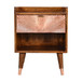 Manila - Copper 1 Drawer Nightstand - Chestnut