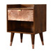 Manila - Copper 1 Drawer Nightstand - Chestnut