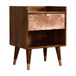 Manila - Copper 1 Drawer Nightstand - Chestnut
