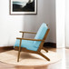 Connor - Lounge Chair - Sky Blue