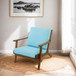 Connor - Lounge Chair - Sky Blue