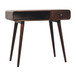 Curved Writing Desk - Walnut