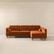 Christian - Sectional Sofa Right Facing - Burnt Orange