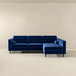 Christian - Sectional Sofa Right Facing - Blue