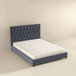 Donald - Queen Mid Century Modern Platform Bed - Gray
