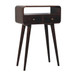 Mini Curved Console Table - Walnut
