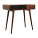 Curved Writing Desk - Chestnut