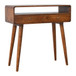 Curved Console Table - Chestnut