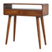 Curved Console Table - Chestnut