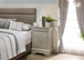 Louis Phillipe - 3 Drawer Nightstand - Silver Champagne