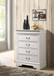4 Drawer Chest Traditional Style - White