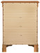 4 Drawer Chest Traditional Style- Oak
