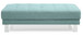 Contemporary Ottoman For Living Rooms - Teal
