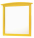 Elegant Wall Mirror - Yellow