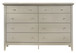 Elegant Casual Dresser - Silver Champagne