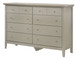 Elegant Casual Dresser - Silver Champagne