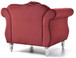 Chic Transitional Chair - Burgundy