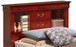 Louis Phillipe - Twin Storage Bed - Cherry