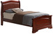 Twin Bed Traditional Charming - Cherry