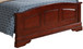 King Elegant Bed - Cherry