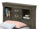 Louis Phillipe - Twin Storage Bed - Gray