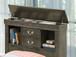 Louis Phillipe - Twin Storage Bed - Gray
