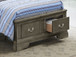 Twin Storage Bed Elegant Traditional - Gray