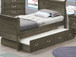 Twin Storage Bed Charming Traditional - Gray