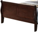 Full Bed Panel Sleigh - Cappuccino