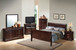 Full Bed Panel Sleigh - Cappuccino