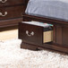 Louis Phillipe - Twin Panel Storage Bed - Cappuccino