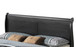 King Bed Panel Sleigh - Black