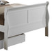 Full Trundle Bed Charming - Classic White