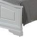 King Elegant Bed - White