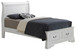 Louis Phillipe - Twin Elegant Storage Bed - White
