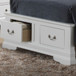 Louis Phillipe - Twin Elegant Storage Bed - White
