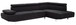 Riveredge - Sectional Modern - Black
