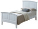 Twin Bed - White